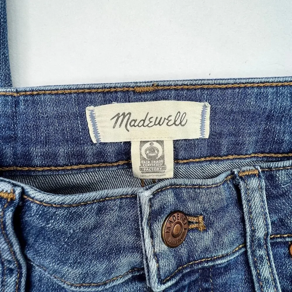 Madewell Curvy High Rise Skinny Crop Jeans 28